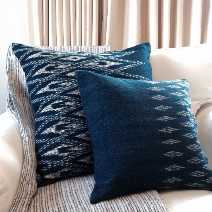 Indigo pillow clearance covers